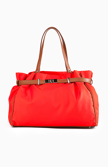 Belted Nylon Tote Slide 1