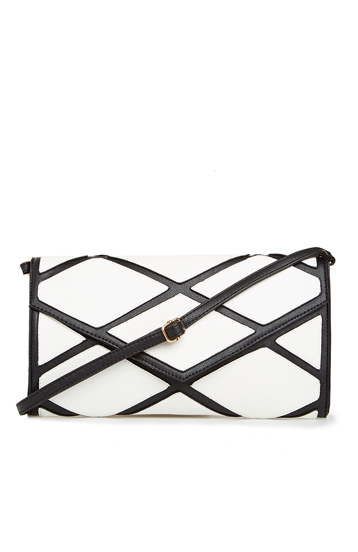 Imoshion Firestone Clutch in Black/White DAILYLOOK