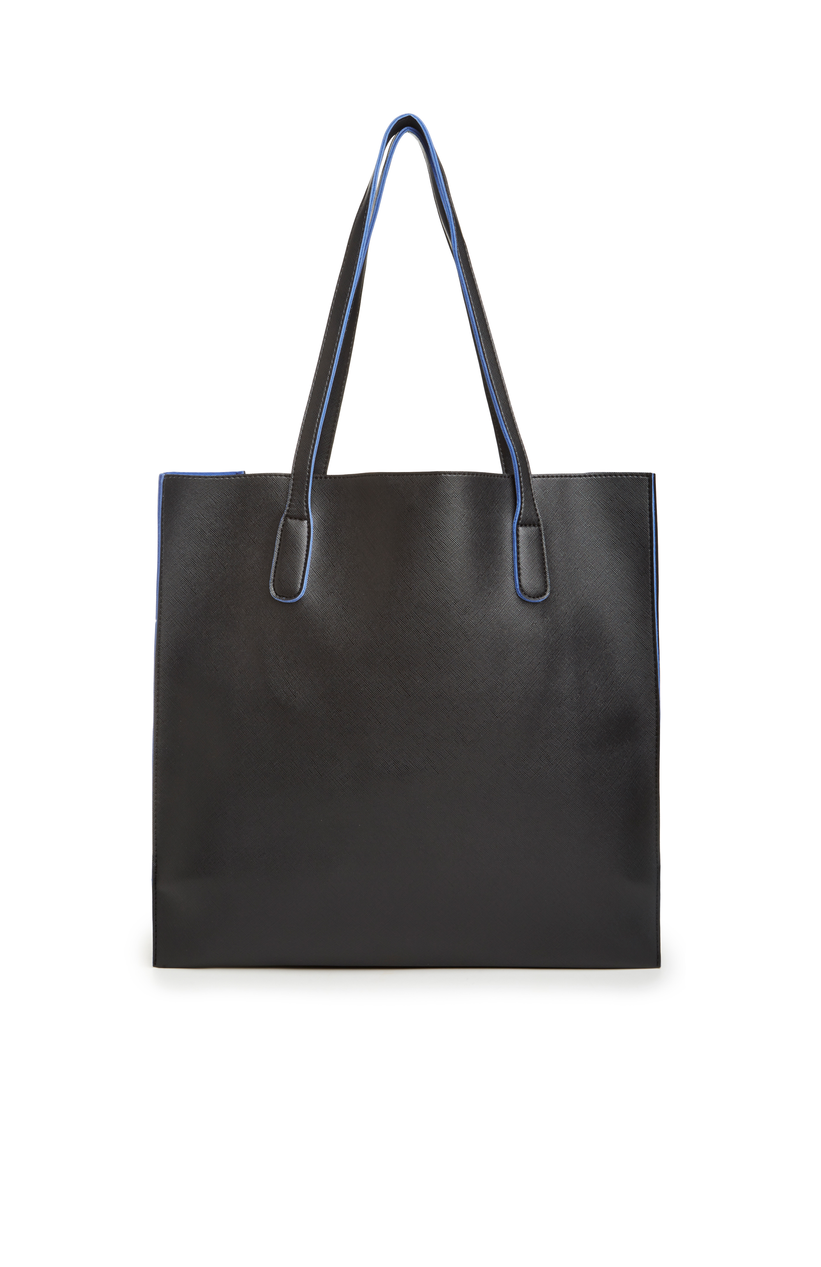 Olivia Benson Vegan Leather Accordion Tote in Black DAILYLOOK
