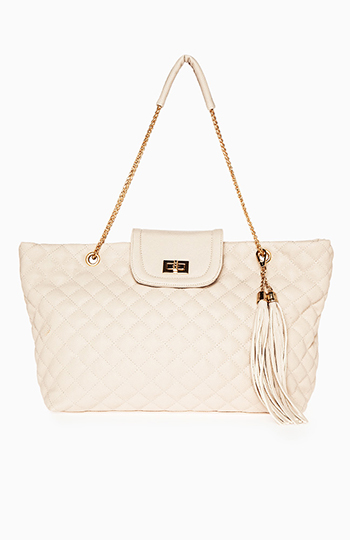 Double Chain Strap Quilted Bag Slide 1