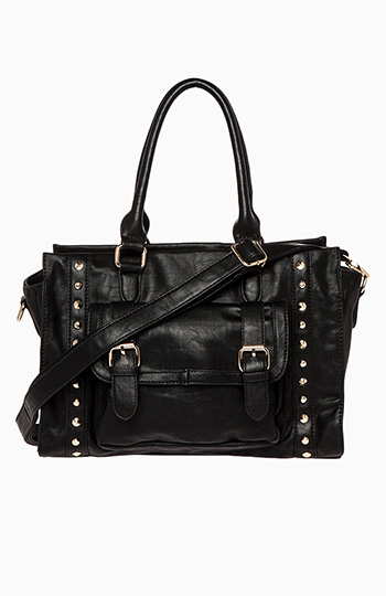 Mixed Stud Detail Tote Slide 1