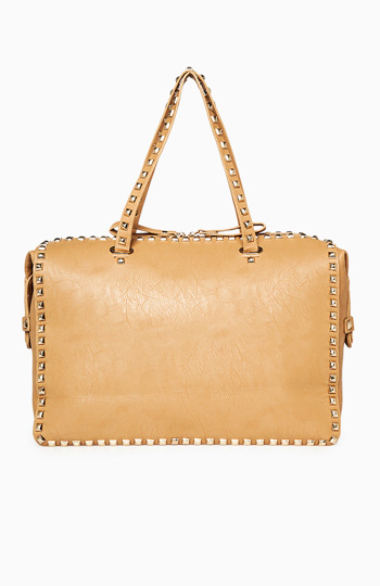 Studded Border Work Tote Slide 1