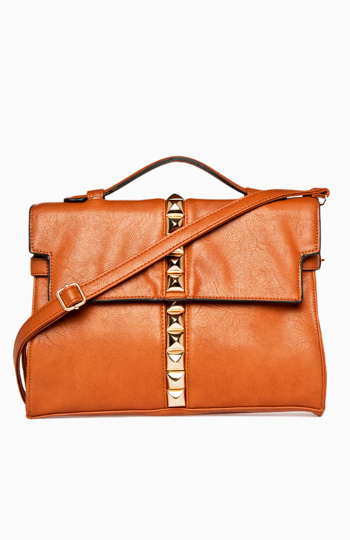 Stud Center Messenger Bag Slide 1
