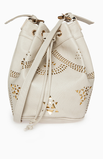 Tribal Cutout Bucket Bag Slide 1