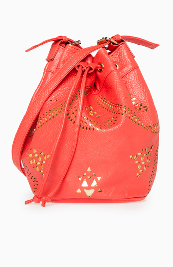 Tribal Cutout Bucket Bag Slide 1