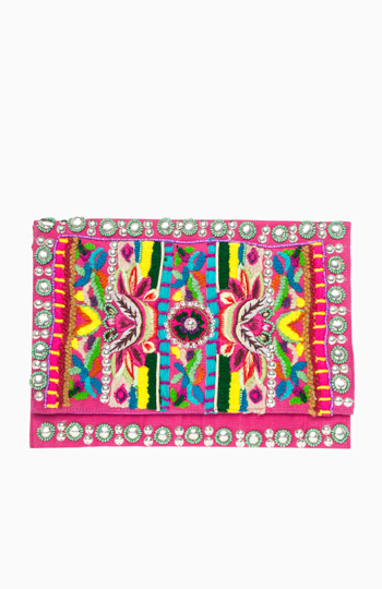 Colorful Embellished Clutch Slide 1