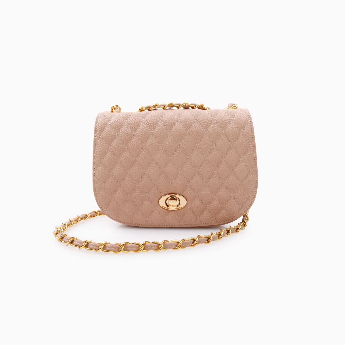 Quilted Mini Bag in Ivory DAILYLOOK