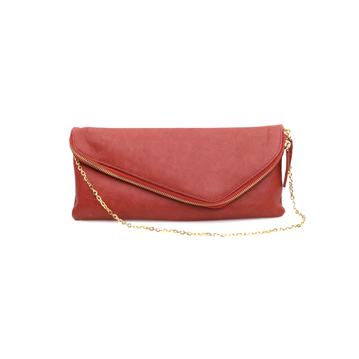 Foldover Zip Envelope Clutch by Urban Expressions