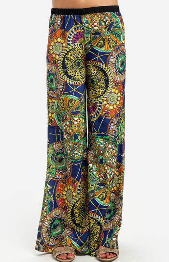 Kaleidoscope Wide Leg Pants Slide 1