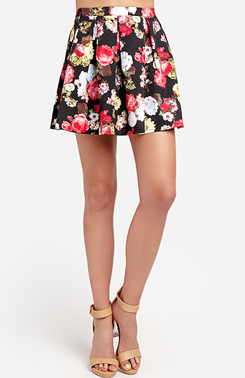 Midnight Blooms Skirt Slide 1