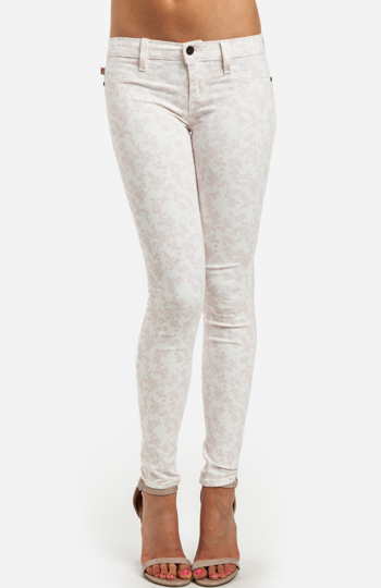 Floral Toile Skinnies Slide 1