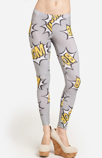 Comic Book Leggings Slide 1
