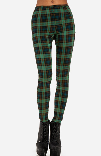 Slim Plaid Pants Slide 1