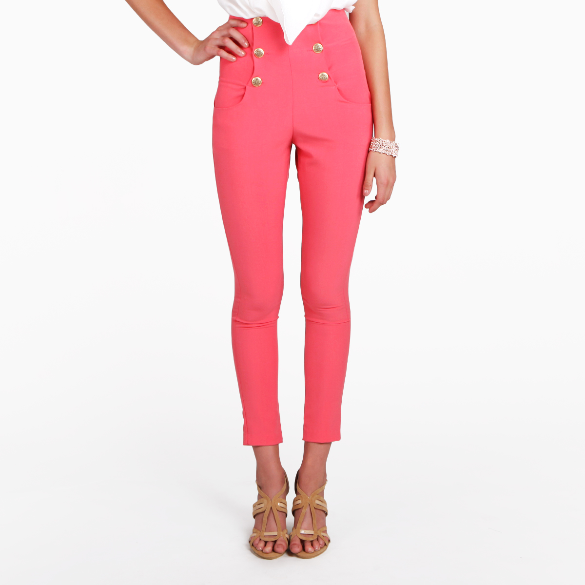 Sailor High Waist Trousers by Gaia Apparel