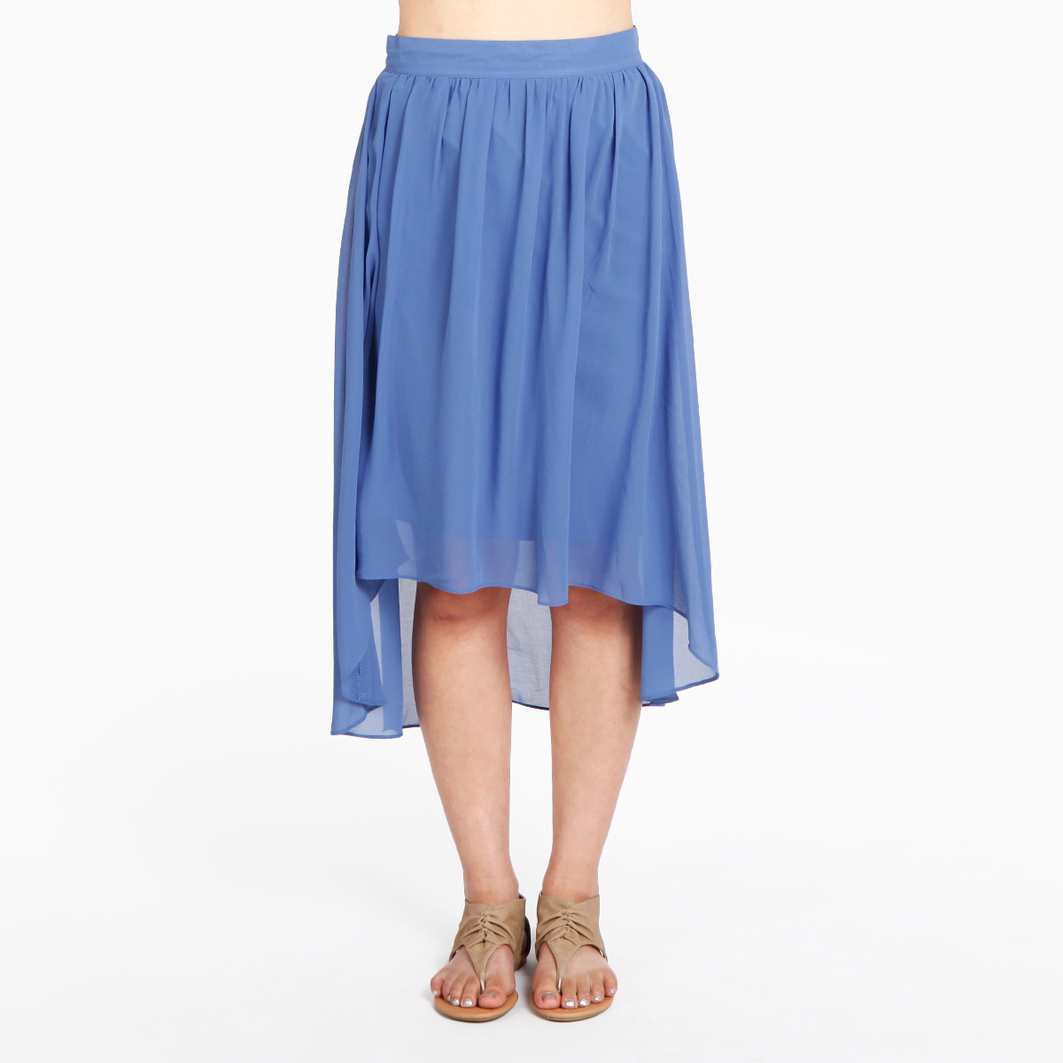 Spring Time High-Low Maxi Skirt by Alythea