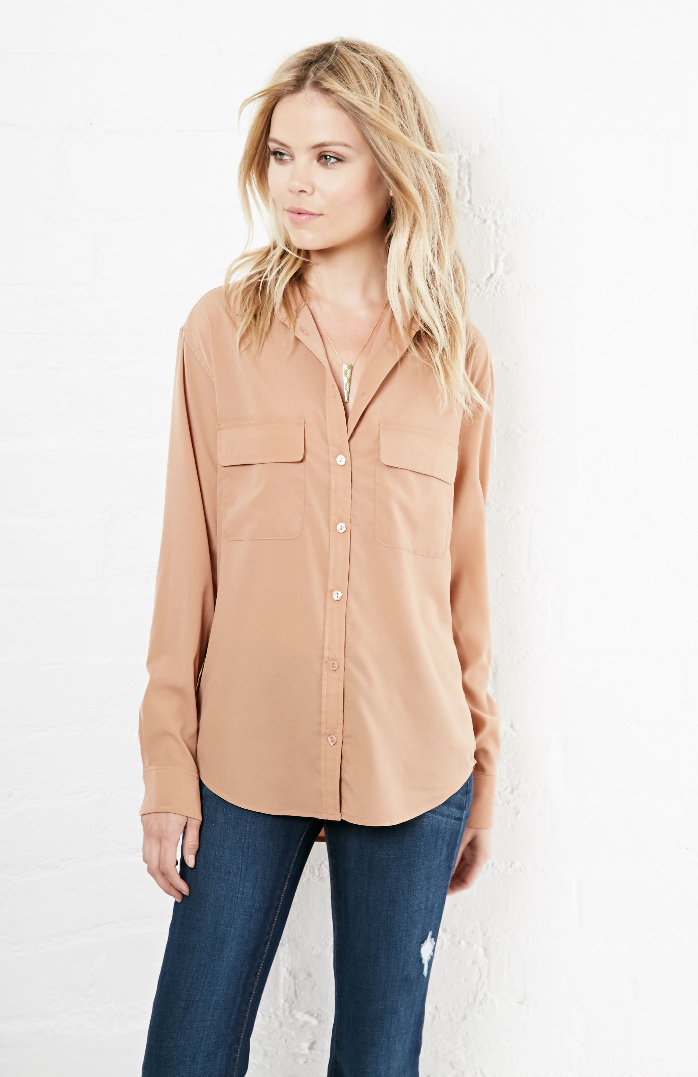 Polly Pocket Shirt in Tan XL | DAILYLOOK