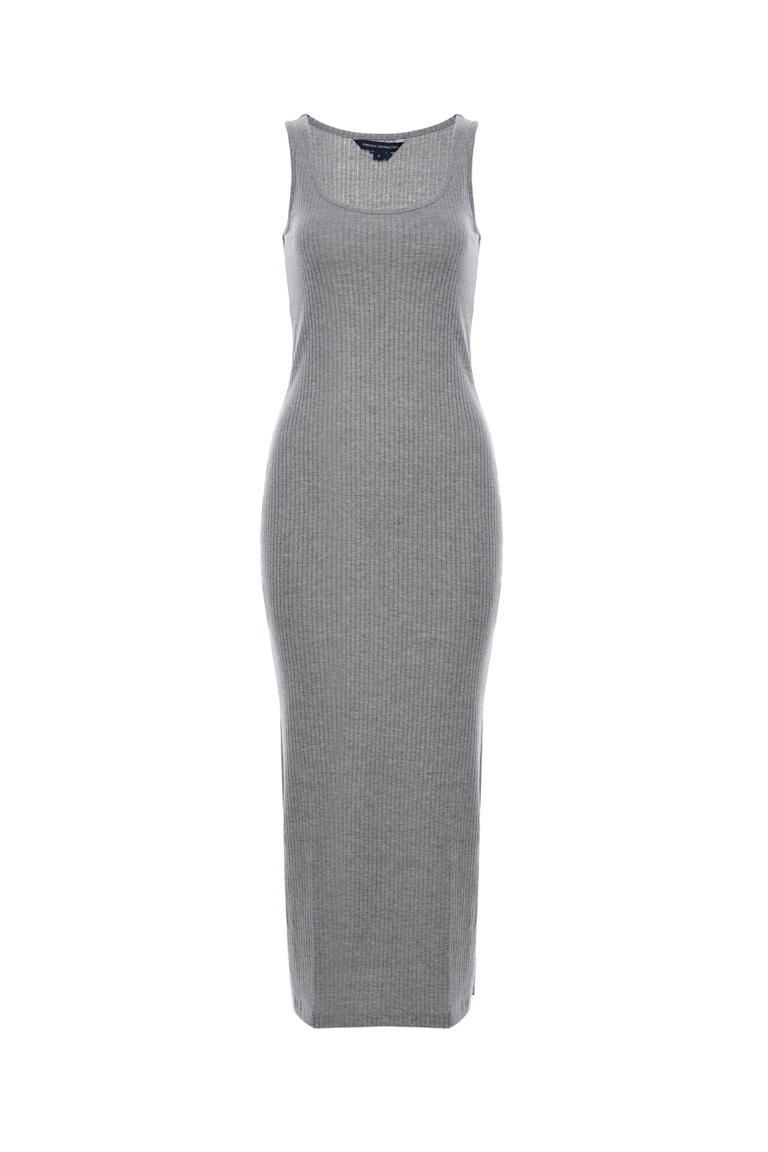 French Connection Sleeveless Bodycon Dress in Grey | DAILYLOOK