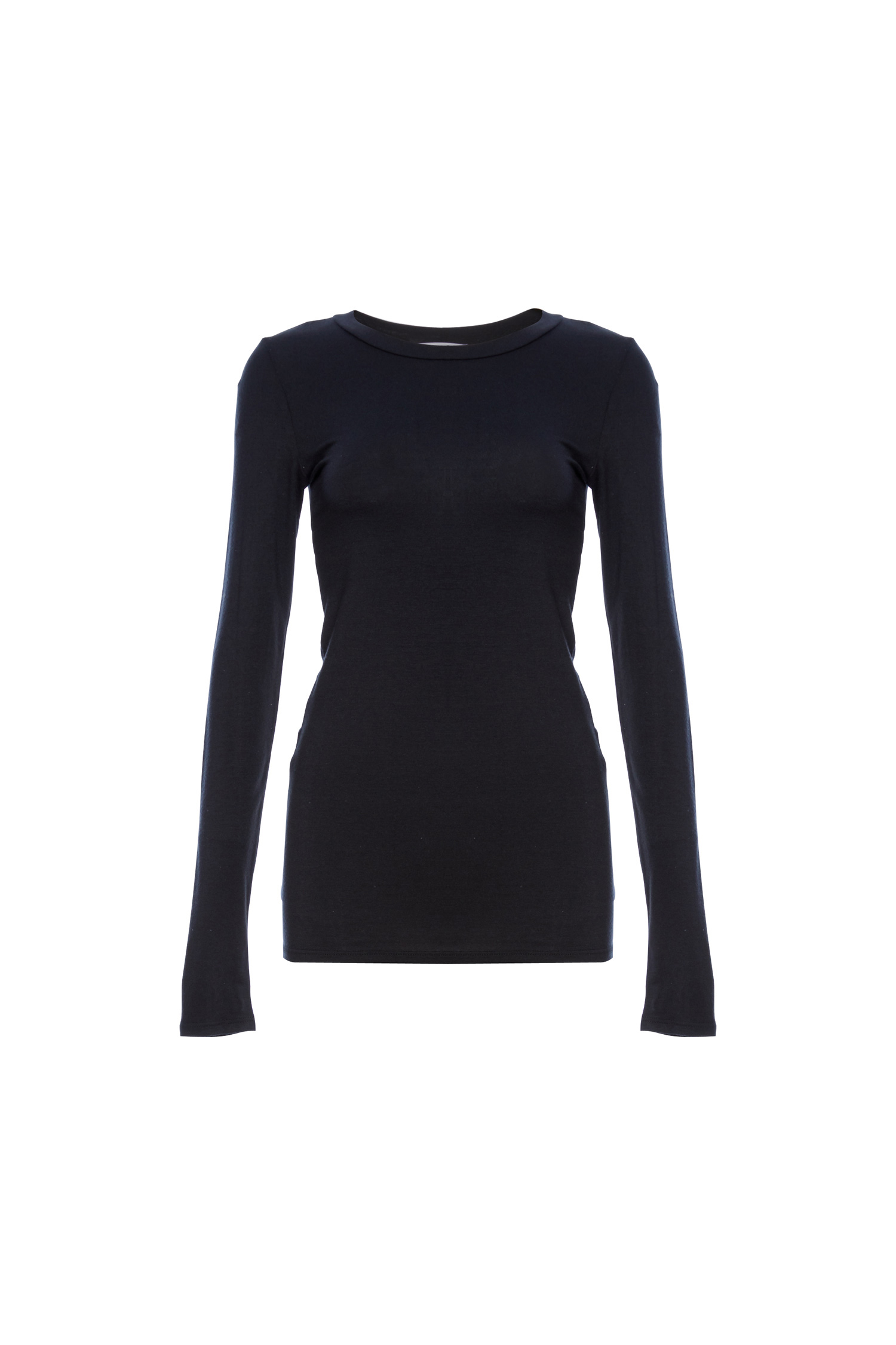 black top round neck