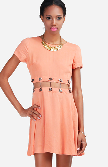 Gladiator Split Dress Slide 1