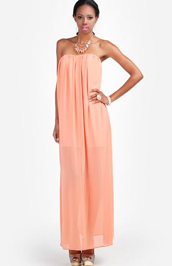 Sweetheart Strapless Dress Slide 1