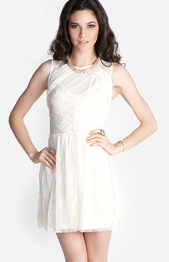 Grecian Lace Dress Slide 1