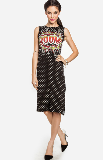 Boom Polka Dot Dress Slide 1