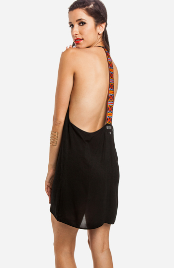 Tribal T-Strap Dress Slide 1