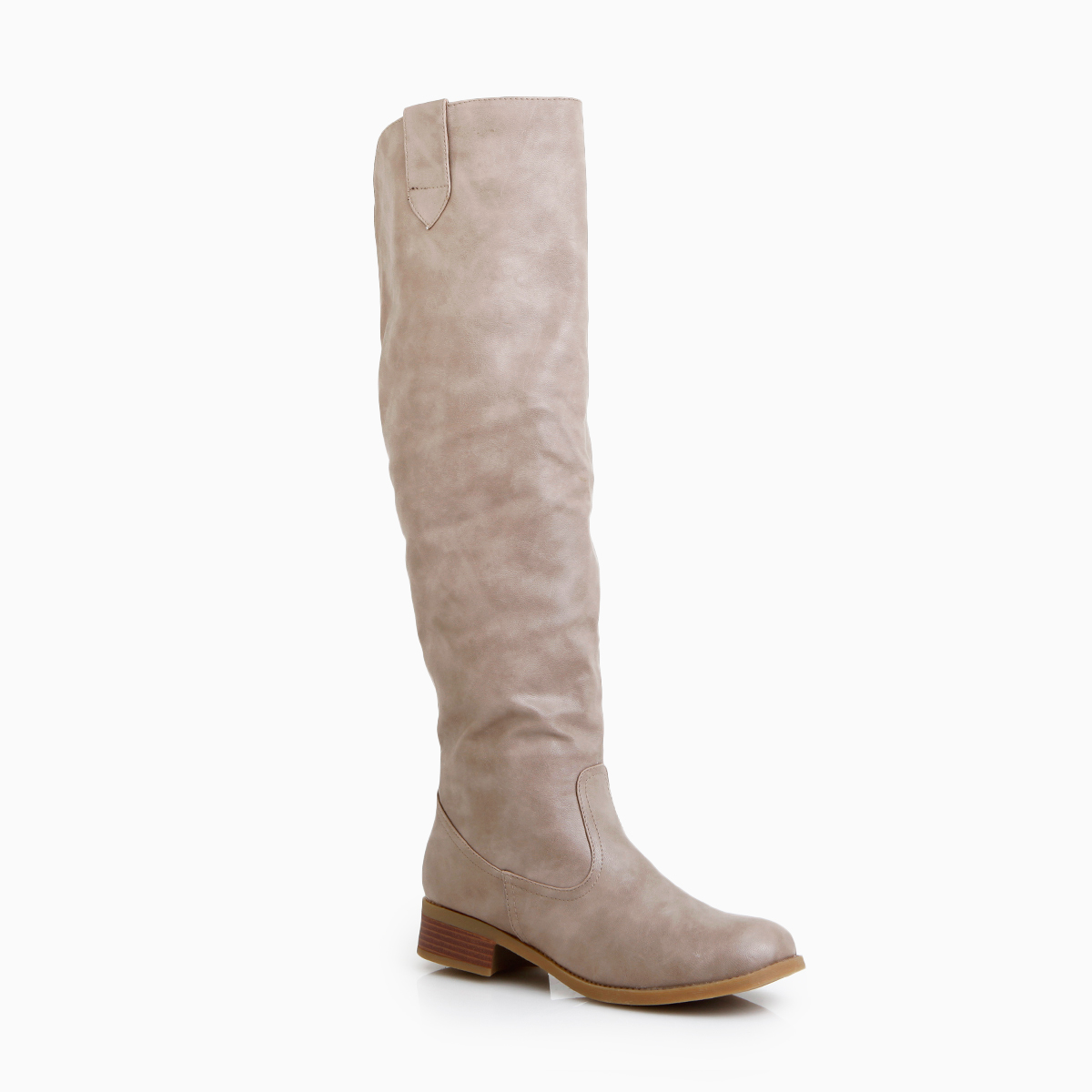 Lovely Shade Tall Boots in Taupe DAILYLOOK