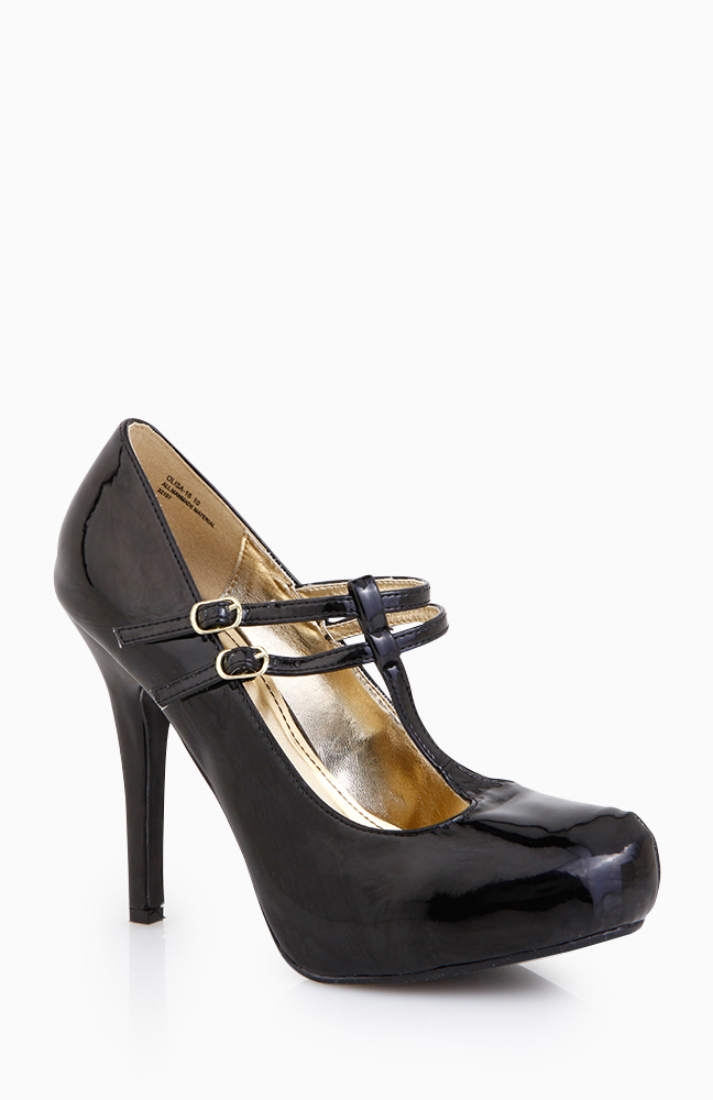 Sultry Mary Jane Heels in Black DAILYLOOK