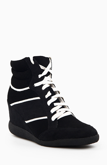 Triple Stripe Wedge Sneaker Slide 1