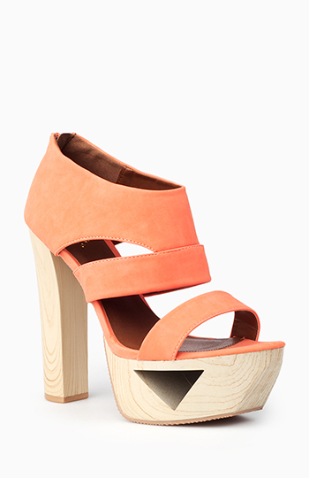 Bermuda Triangle Platform Heels Slide 1