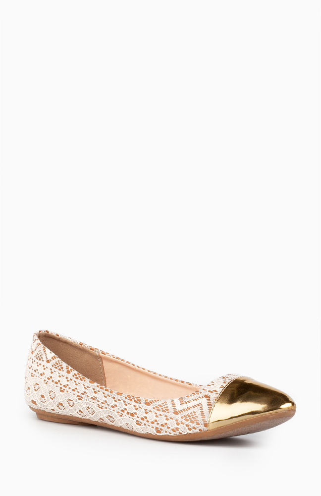 blush lace flats