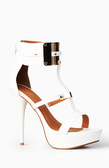 Ankle Cuff Platform Heels Slide 1