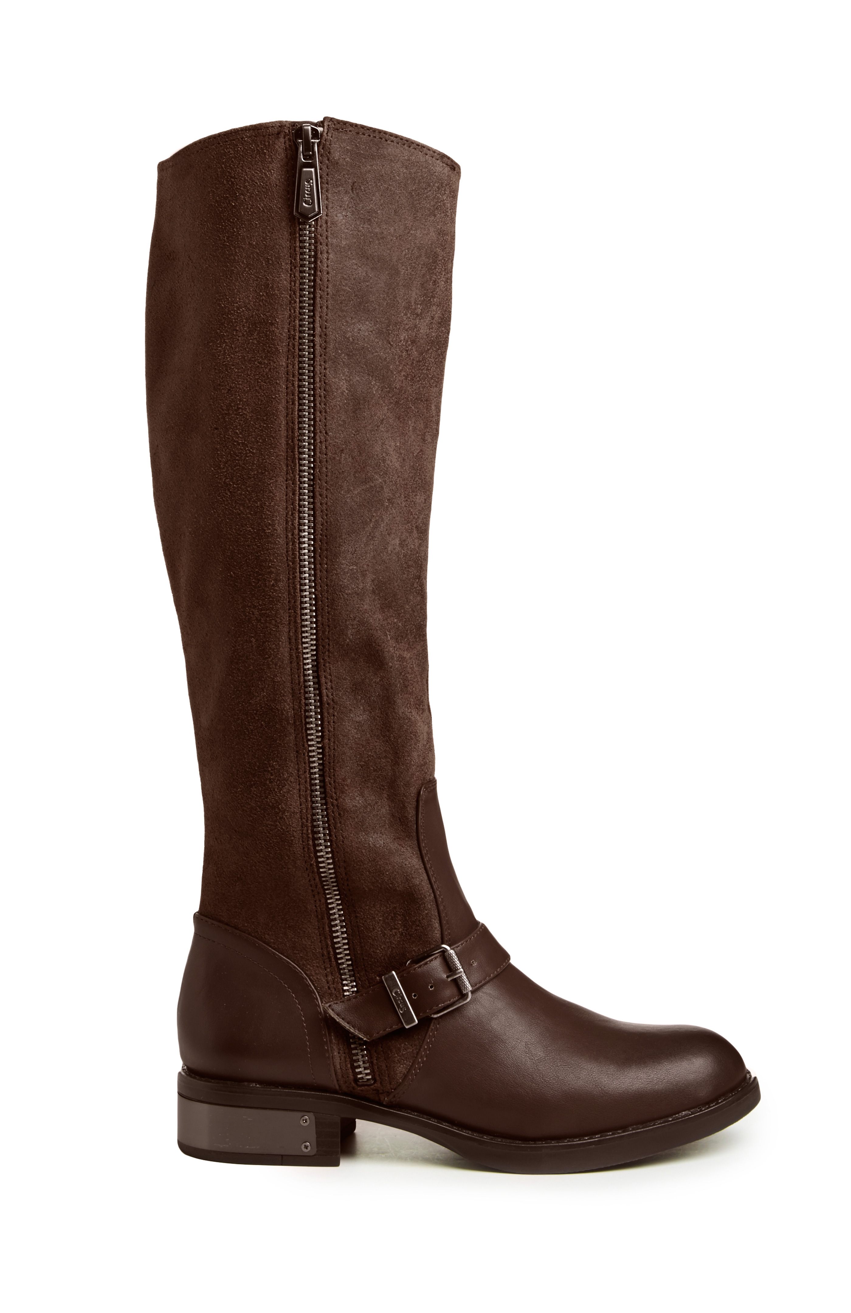 Circus by Sam Edelman Rider Boots in Brown DAILYLOOK