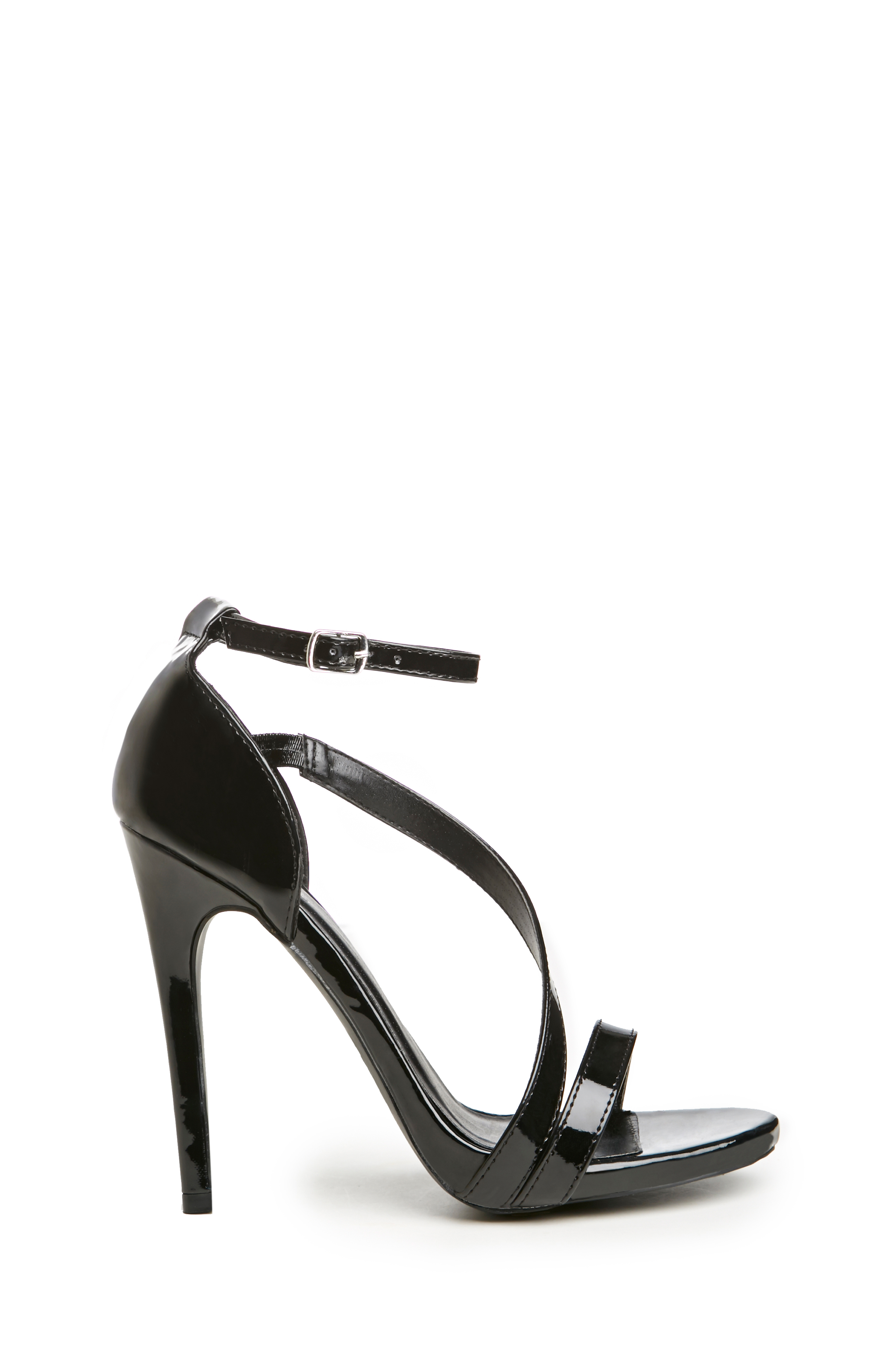 Vixen Cross Strap Heels in Black DAILYLOOK
