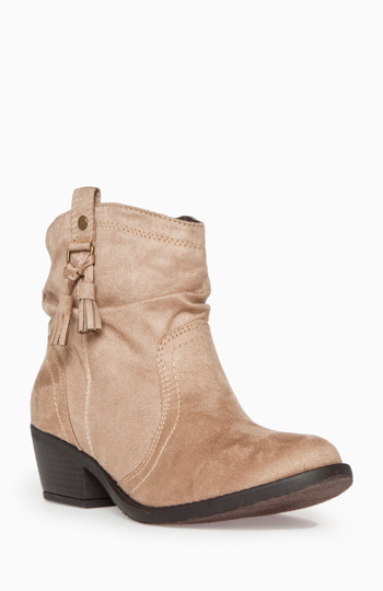 Western Slouch Ankle Bootie Slide 1