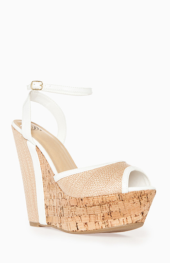 Basket Case Cork Wedges Slide 1