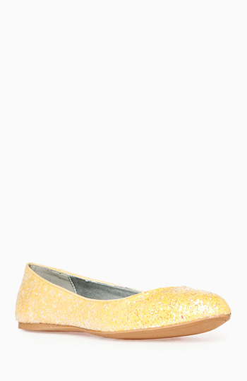 Sunny Glitter Flats Slide 1