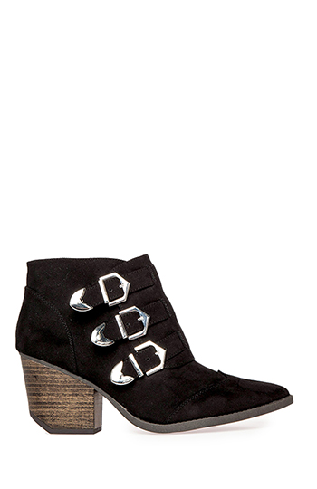 Buckled Up Ankle Boots Slide 1