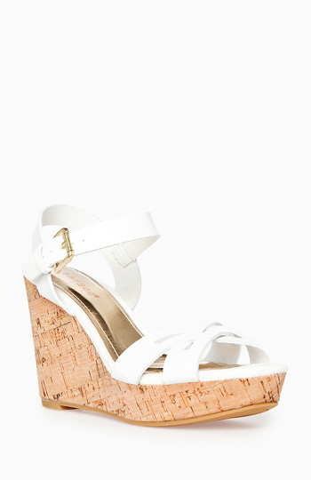 Summer Cork Wedge Sandals Slide 1