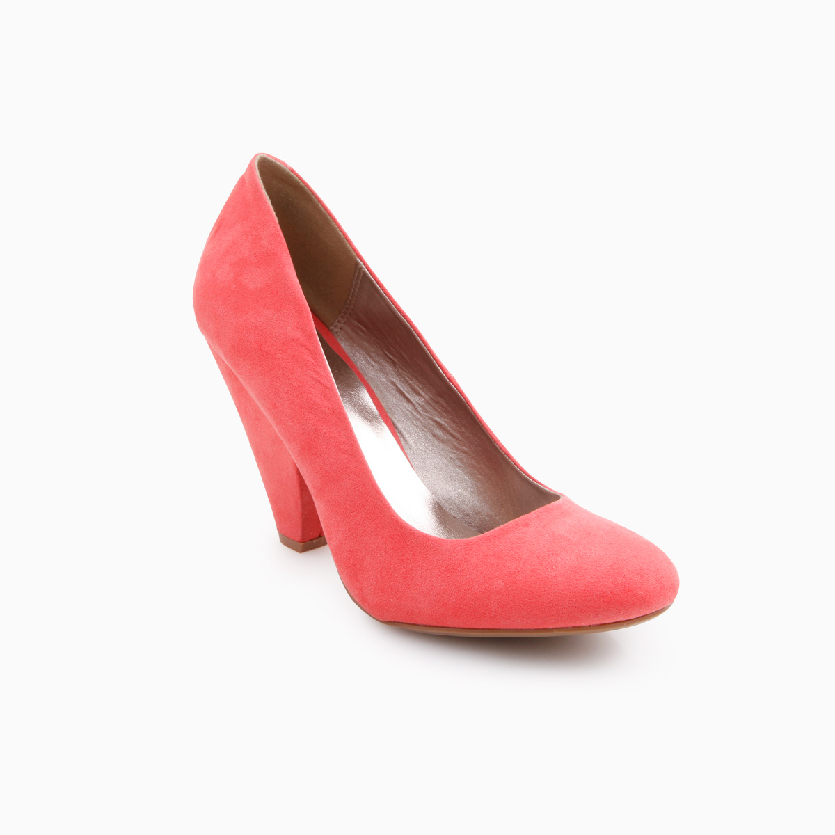 Retro Coral Pumps in Coral DAILYLOOK