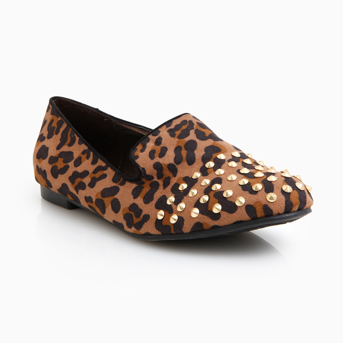 comfortable leopard loafers