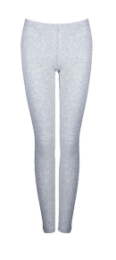 Jersey Leggings in Heather Grey | DAILYLOOK