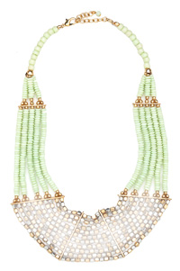 Tribal Beaded Statement Necklace