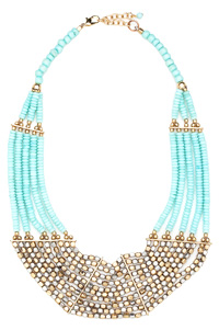 Tribal Beaded Statement Necklace