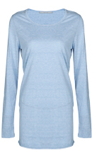 Cotton Long Sleeve U Neck Tee
