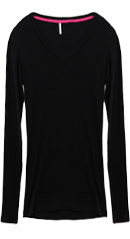 Classic V-neck Long Sleeve Top
