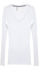 Classic V-neck Long Sleeve Top