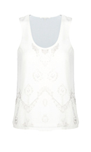Tank With Beaded Front