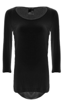Long Sleeve Top With Open Back